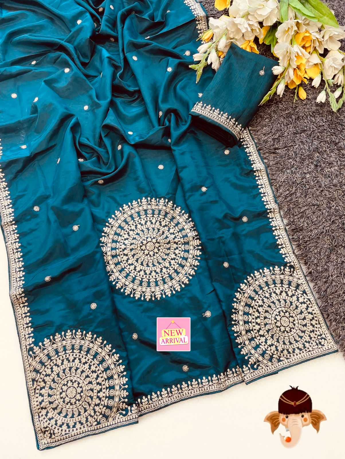 Pure Silk Designer Saree
