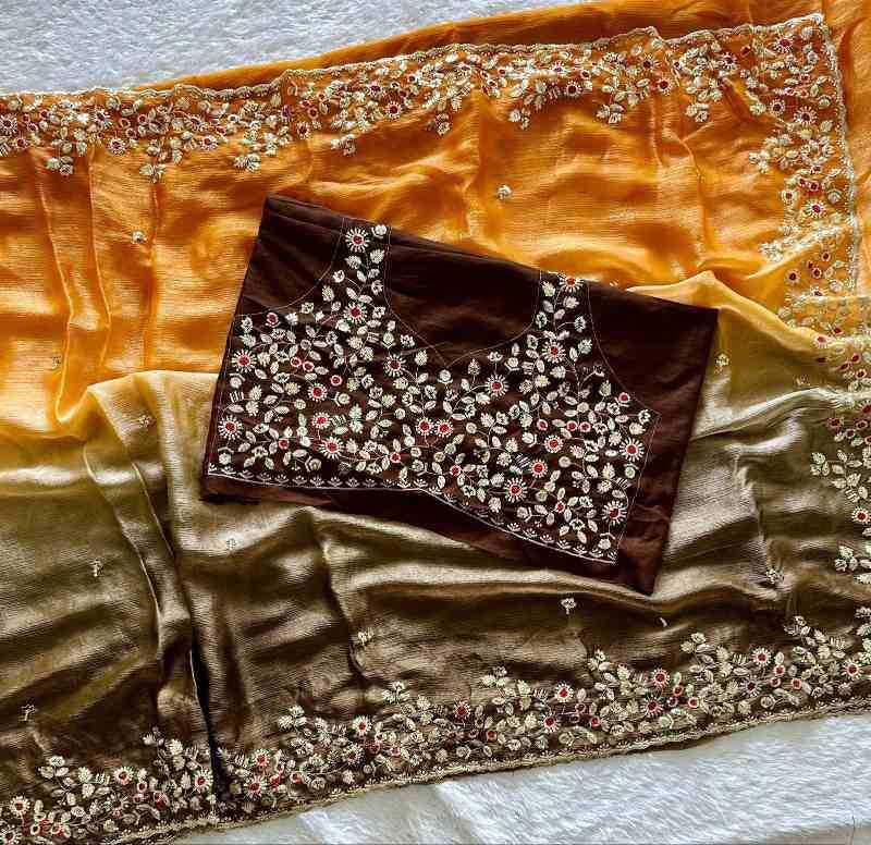 Space Silk Party Wear Saree