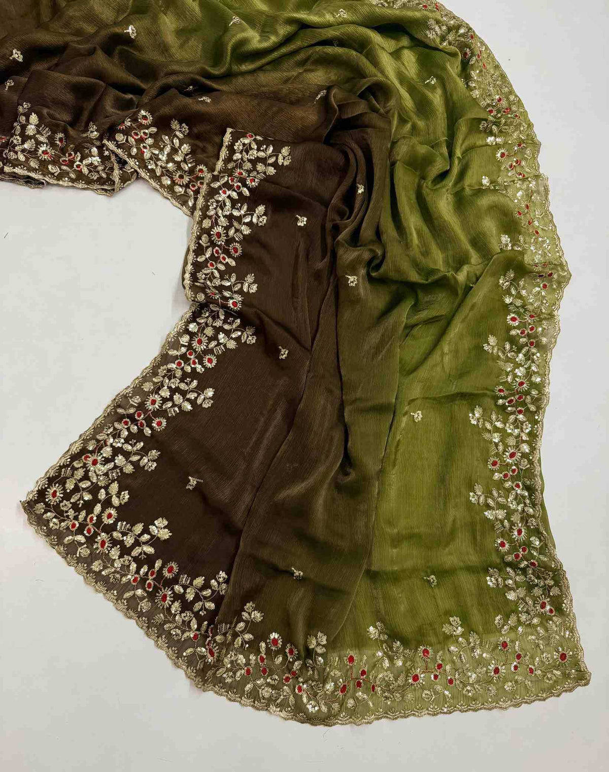 Space Silk Party Wear Saree