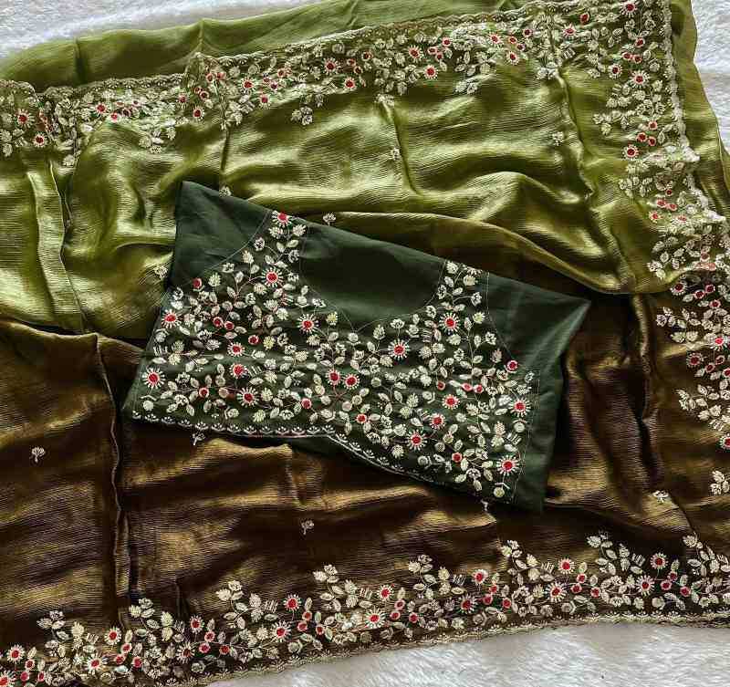 Space Silk Party Wear Saree