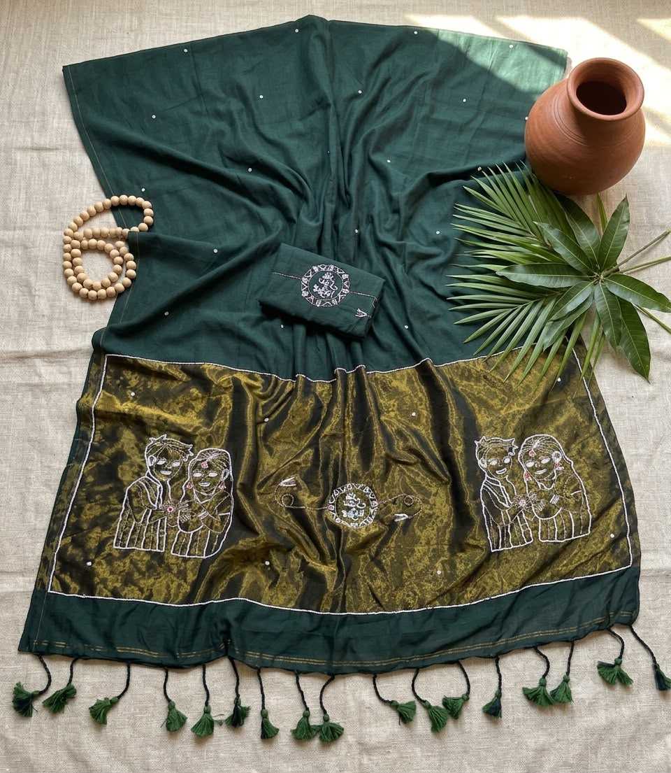 Cotton Hand Work Saree