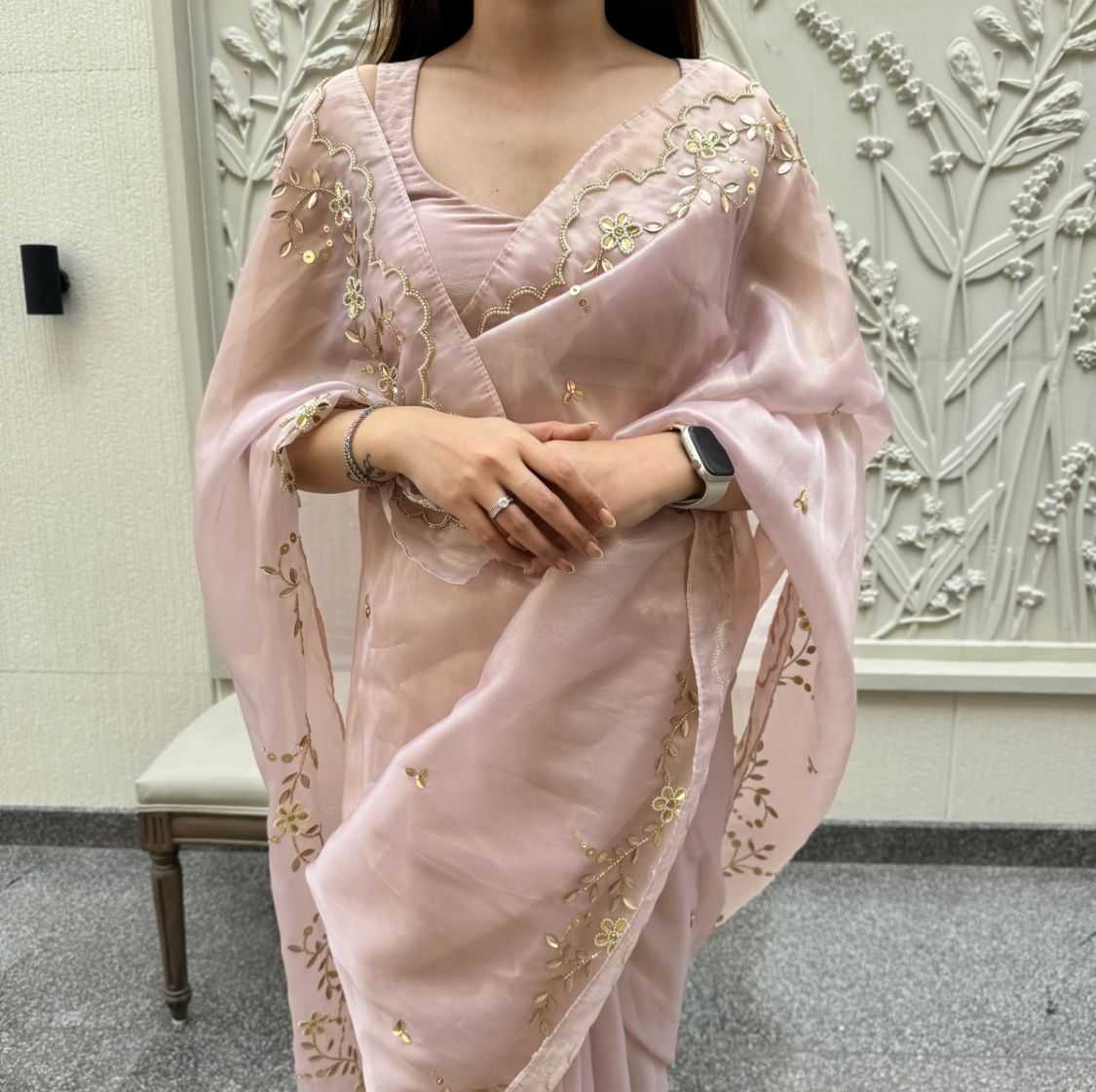 Tabby Silk Handloom Saree