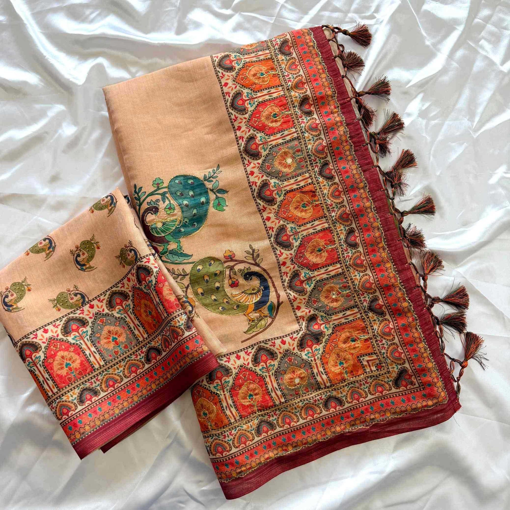 Printed Silk Saree
