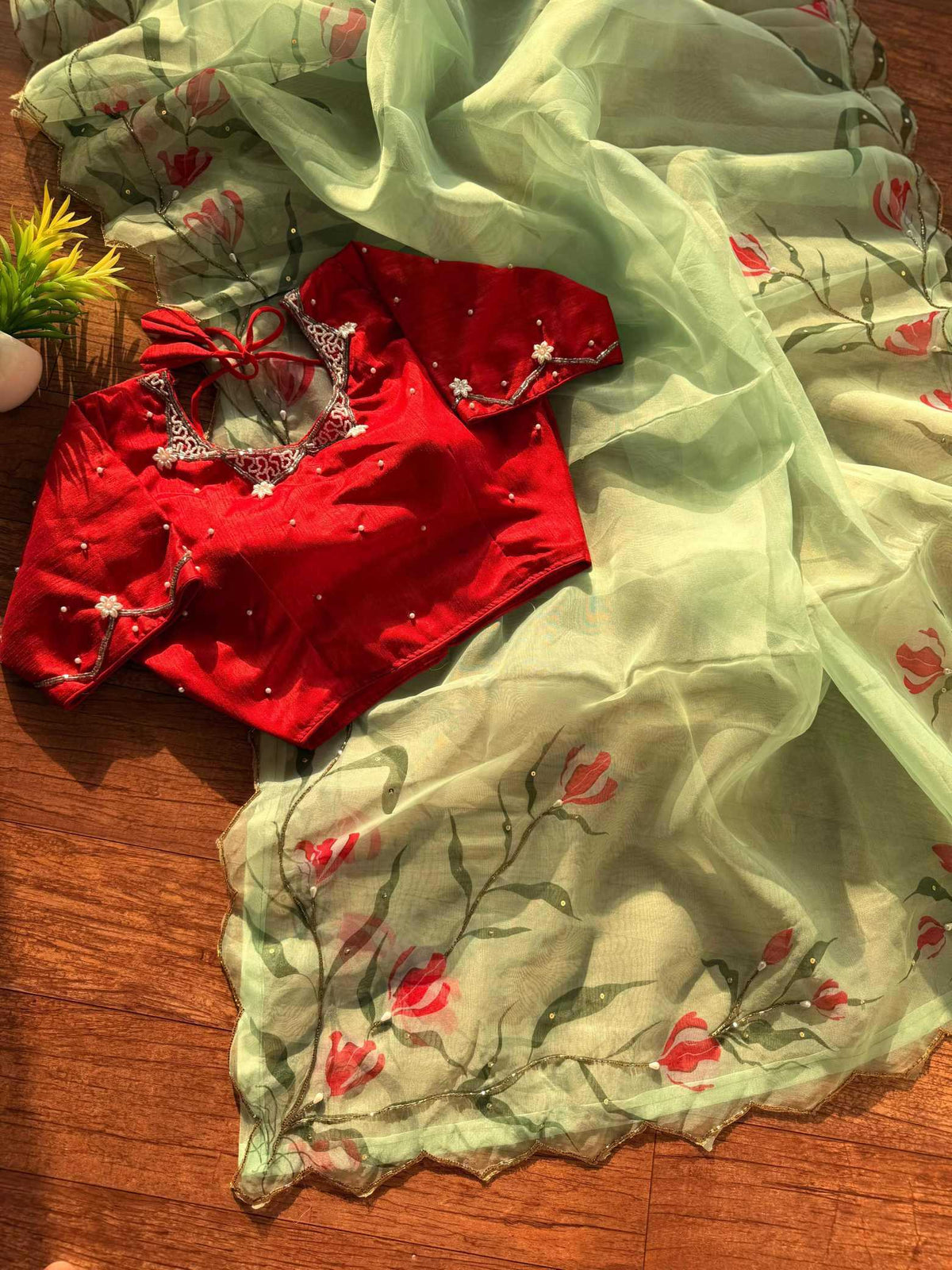 Charulata Organza Saree