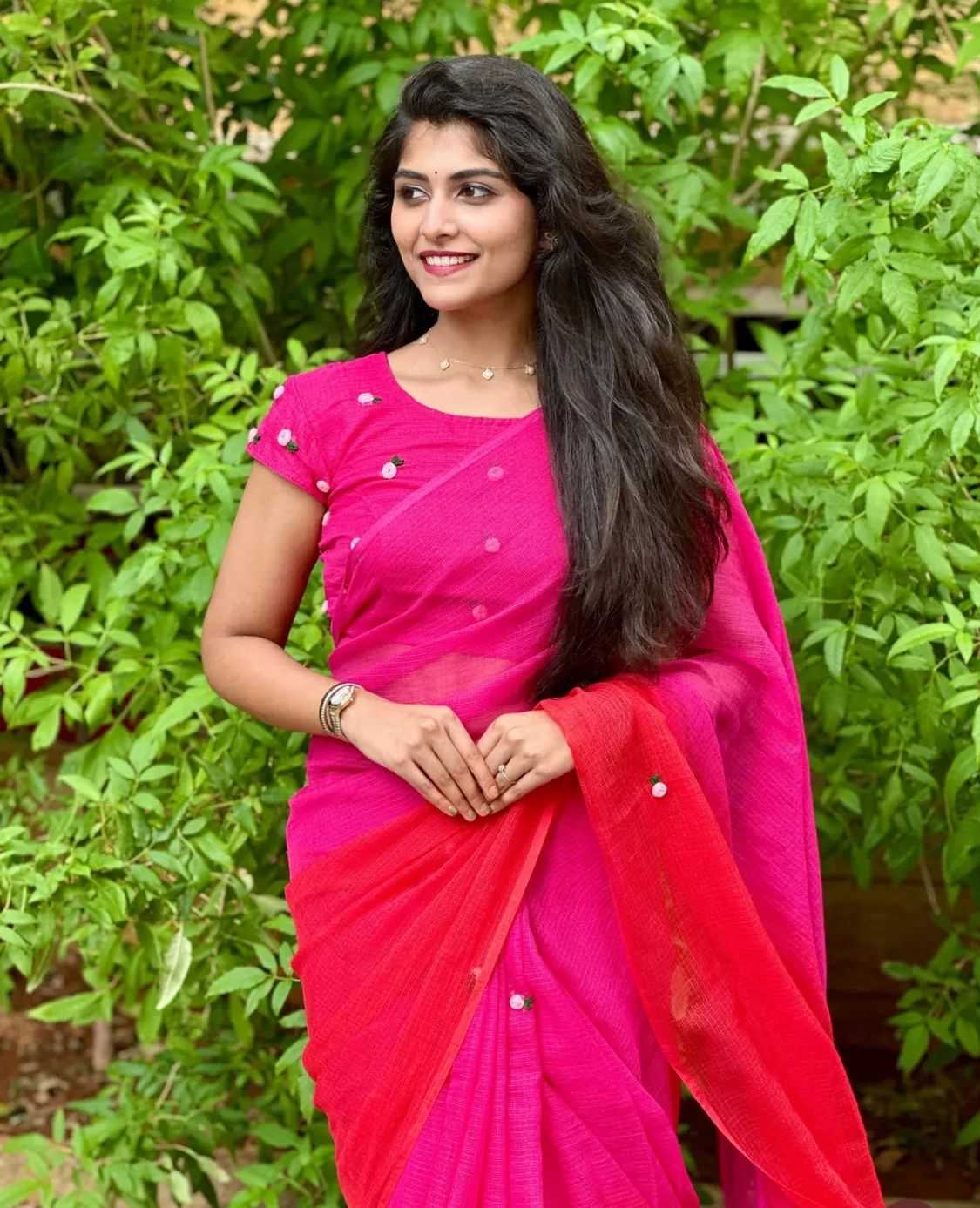 Cotton Hand Work Saree