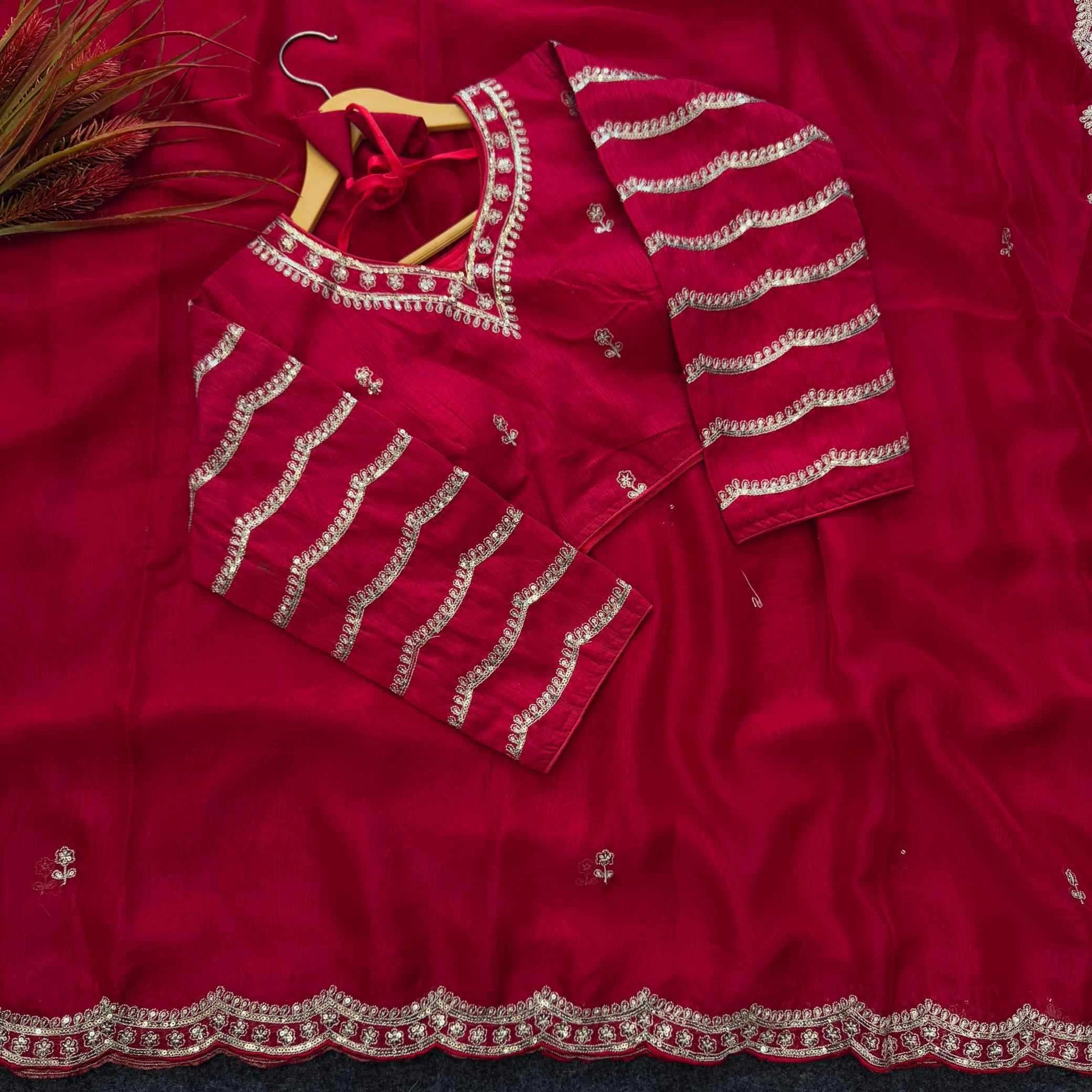 Organza Designer Saree