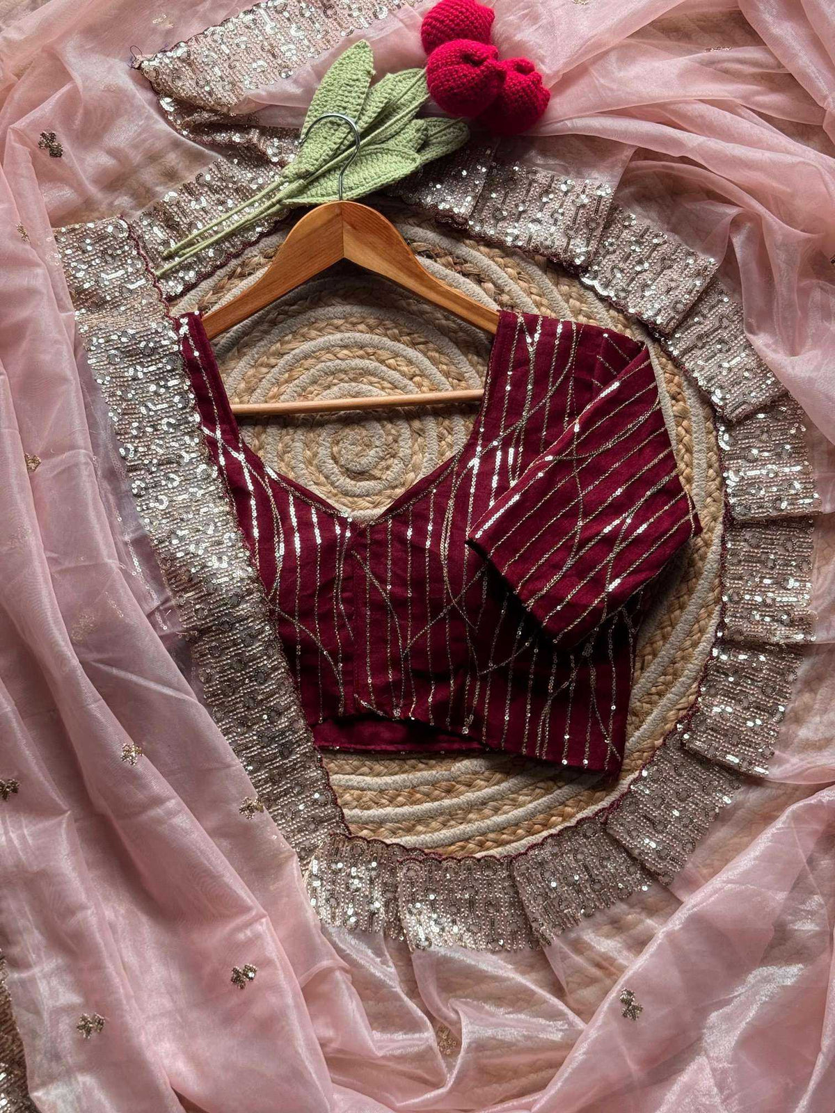 Gauri Soft Tissue Designer Saree