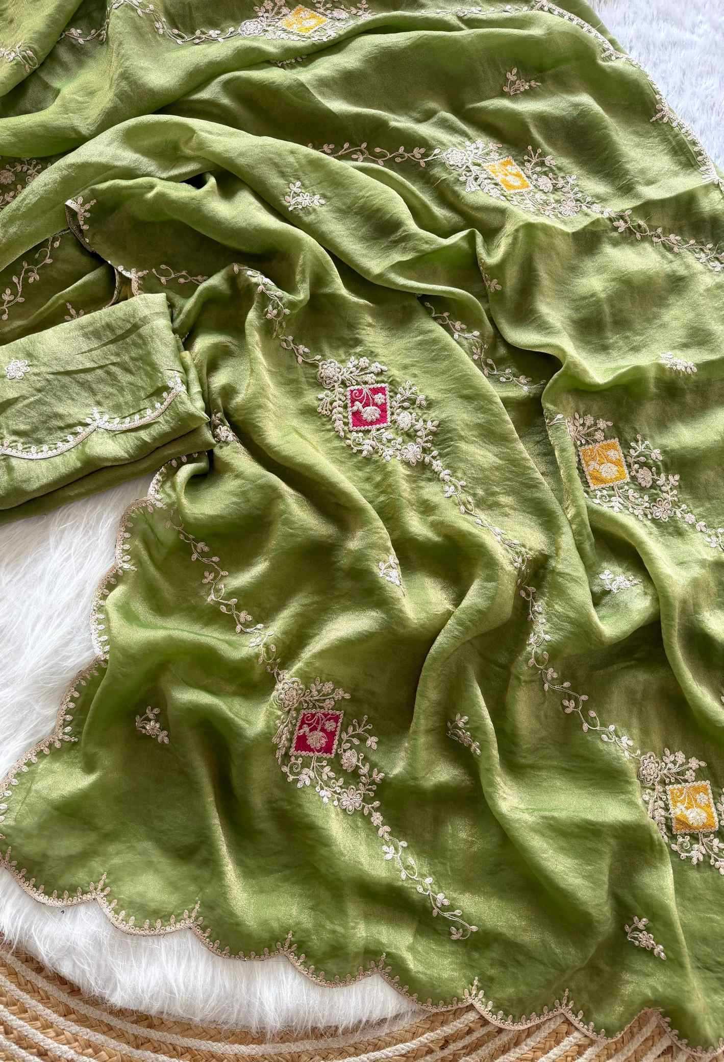 Zari Border Silk Saree