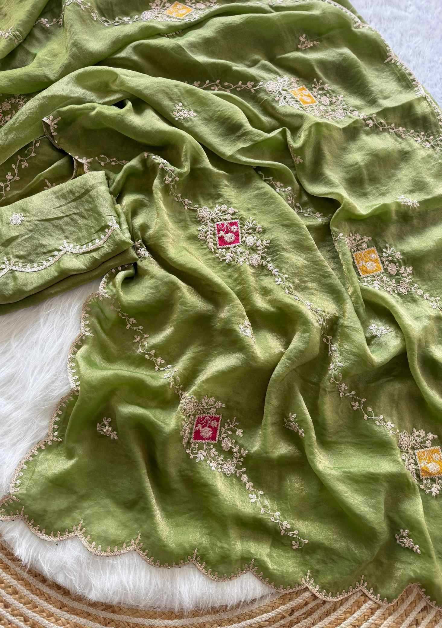 Zari Border Silk Saree