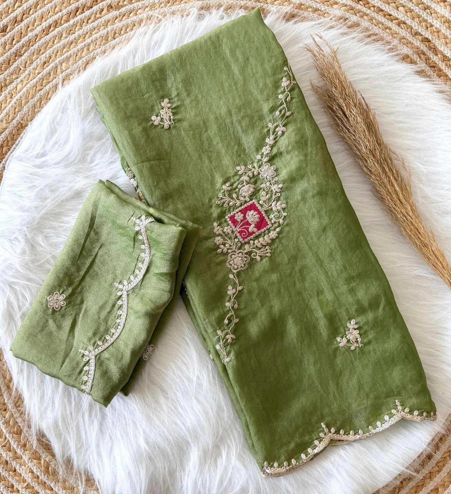 Zari Border Silk Saree