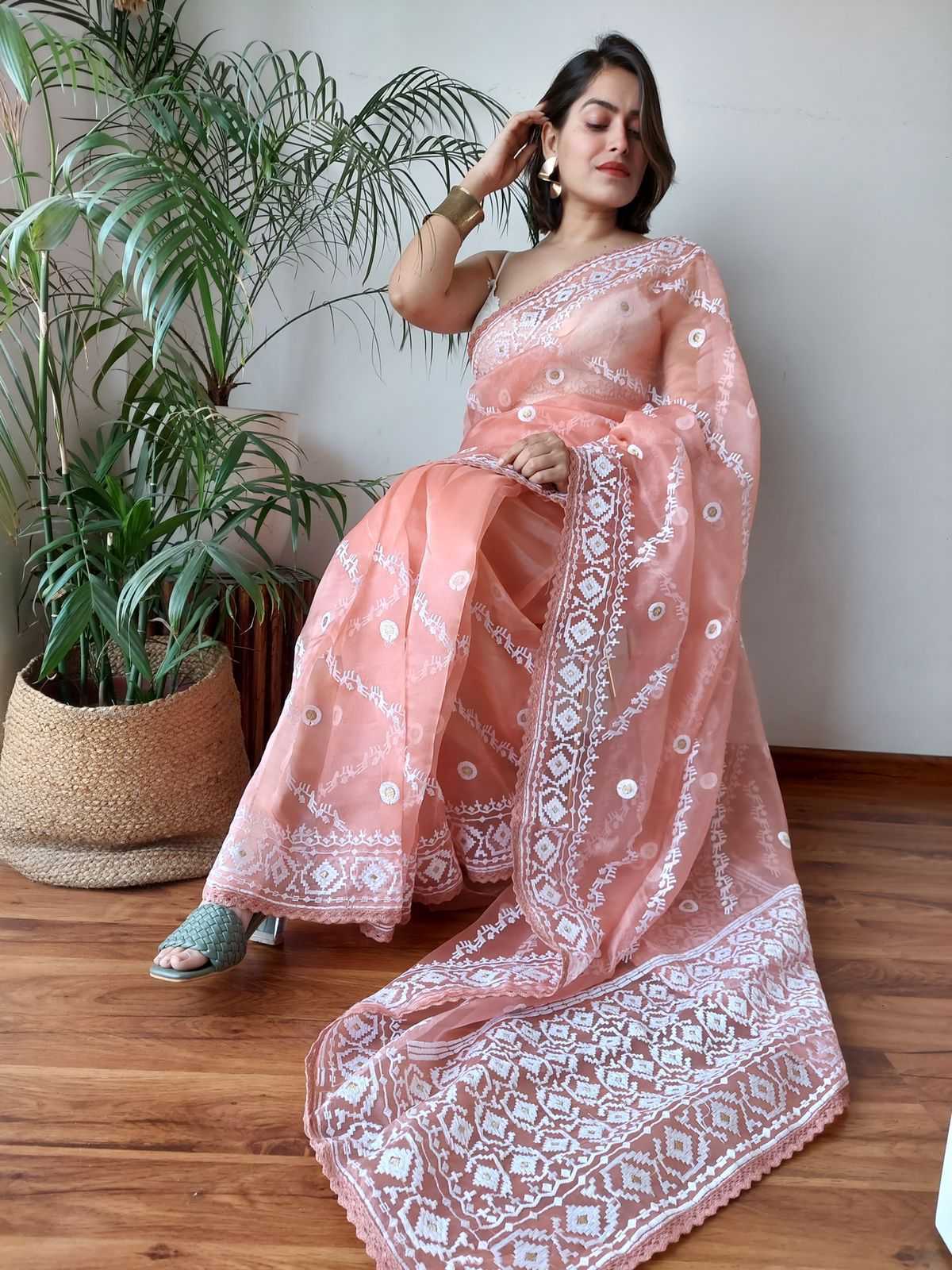 Organza Designer Saree