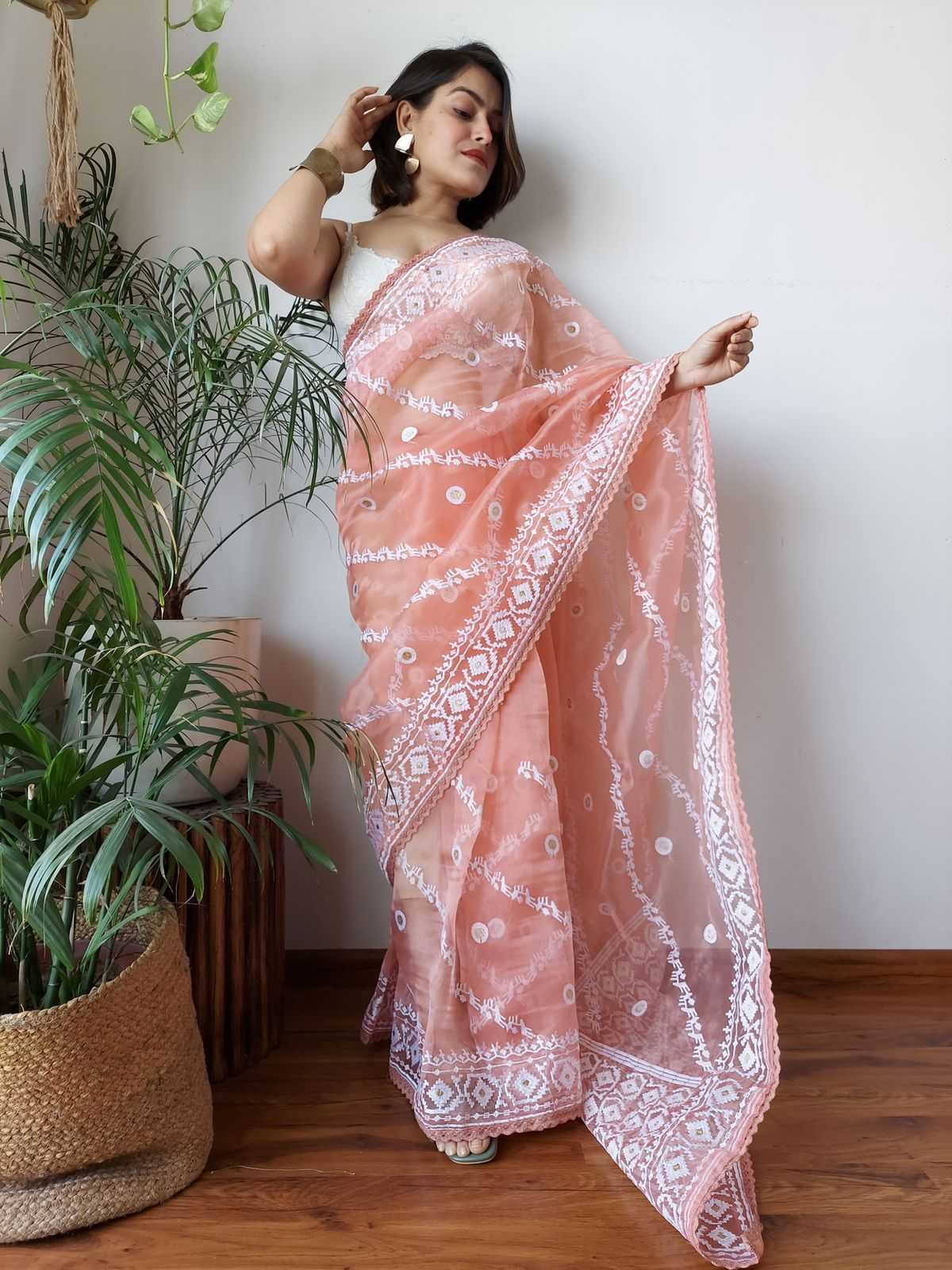 Organza Designer Saree