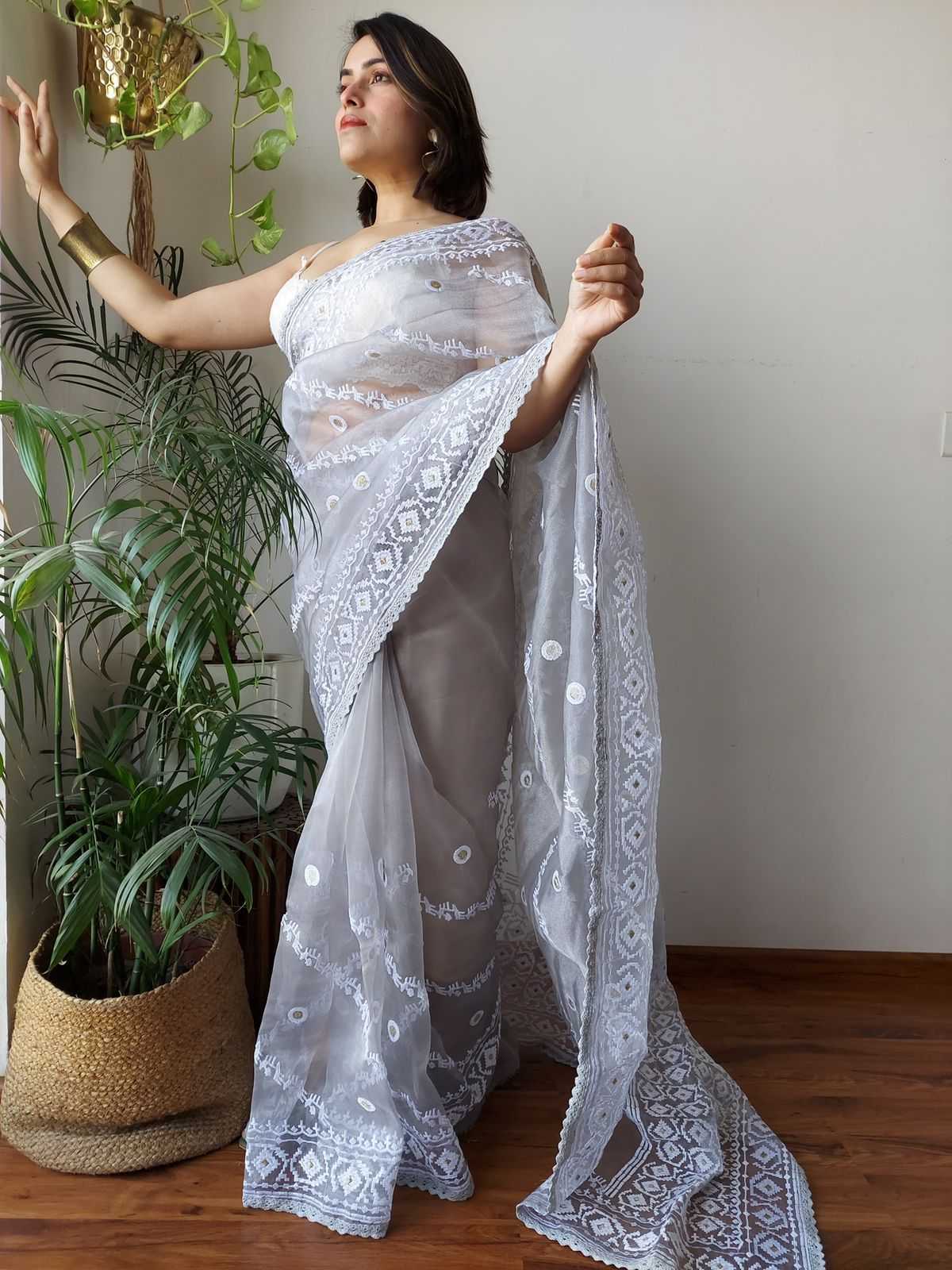Organza Designer Saree