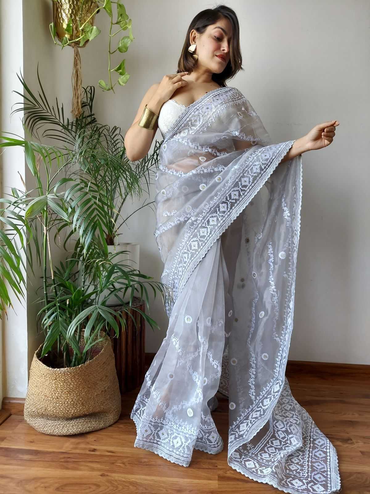 Organza Designer Saree
