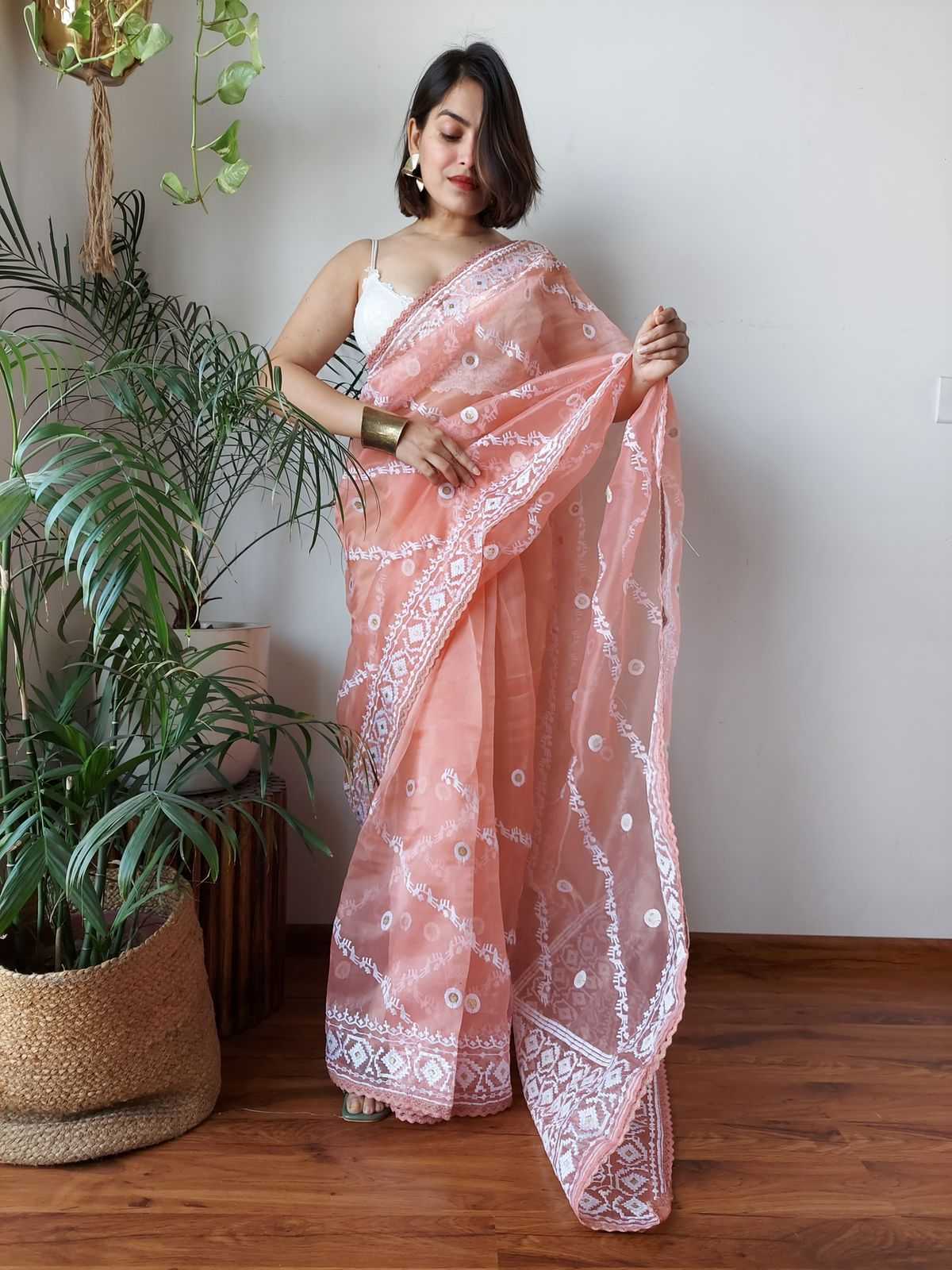 Organza Designer Saree