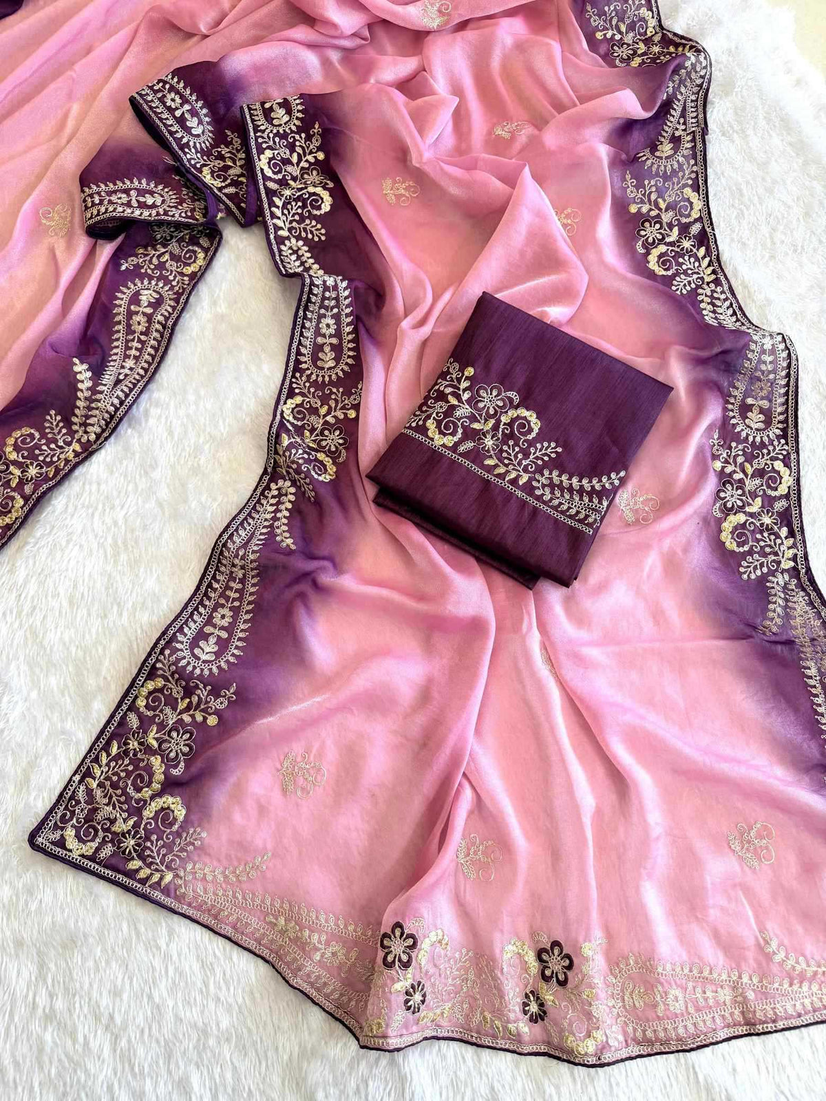 Soft Silk Saree in Light Green