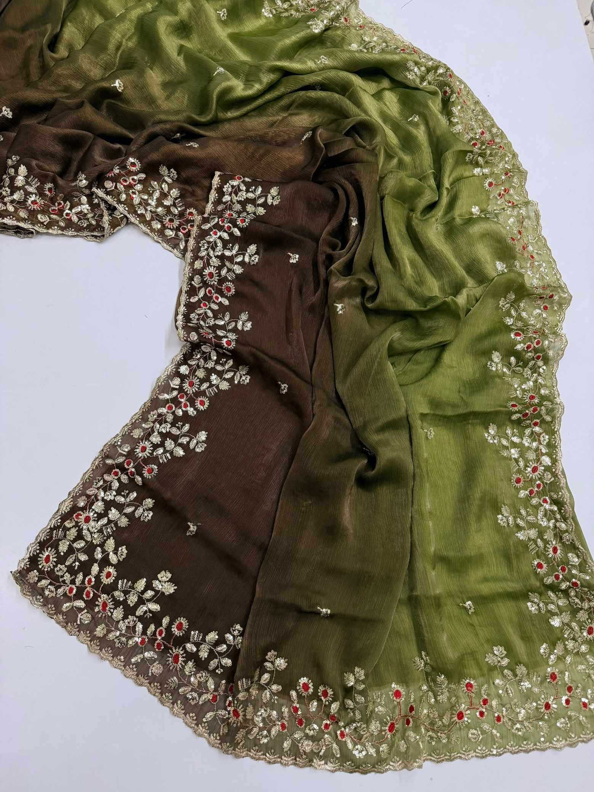 Space Silk Designer Saree