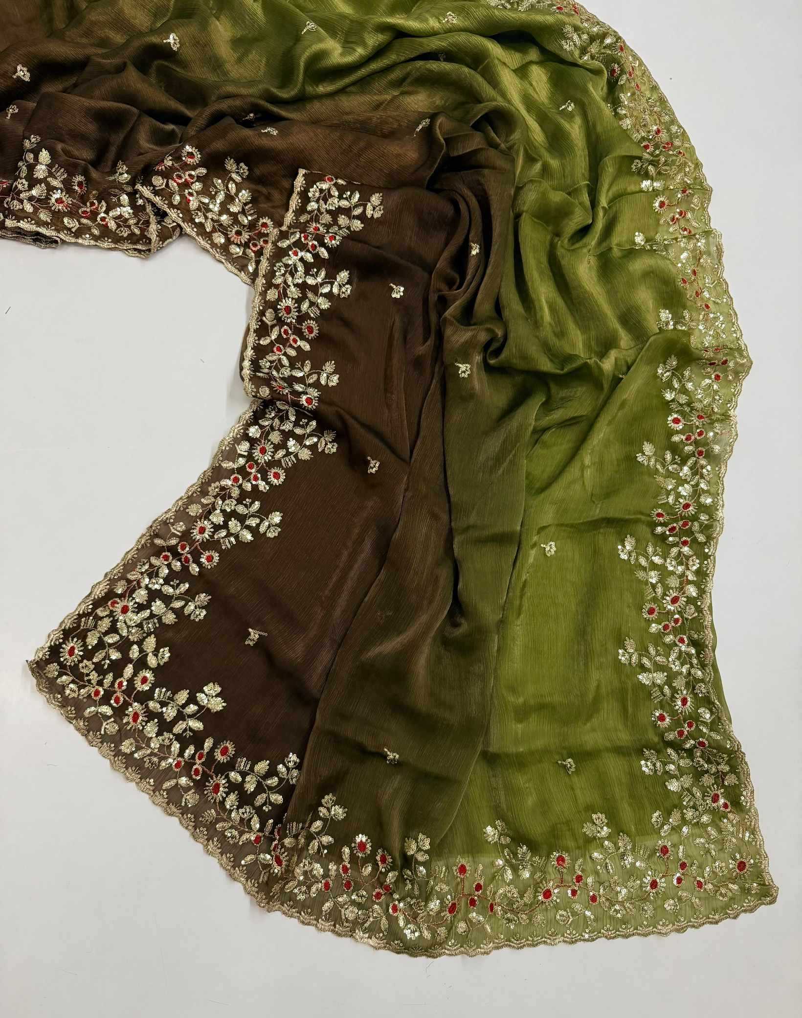 Space Silk Designer Saree
