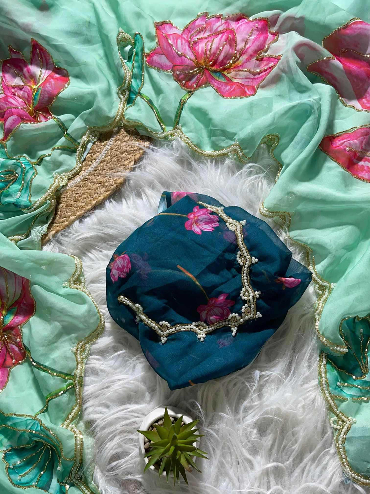Organza Saree