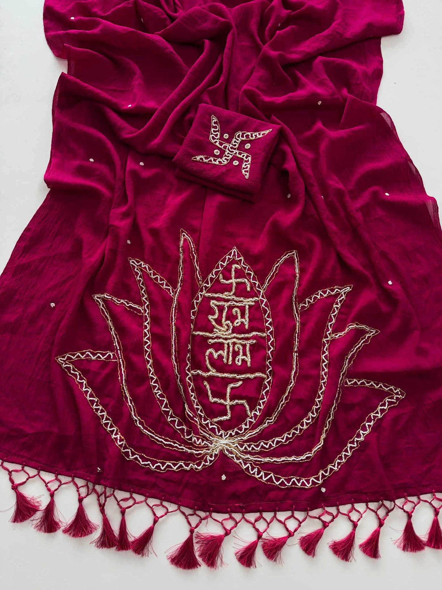 Crush Silk Handloom Saree