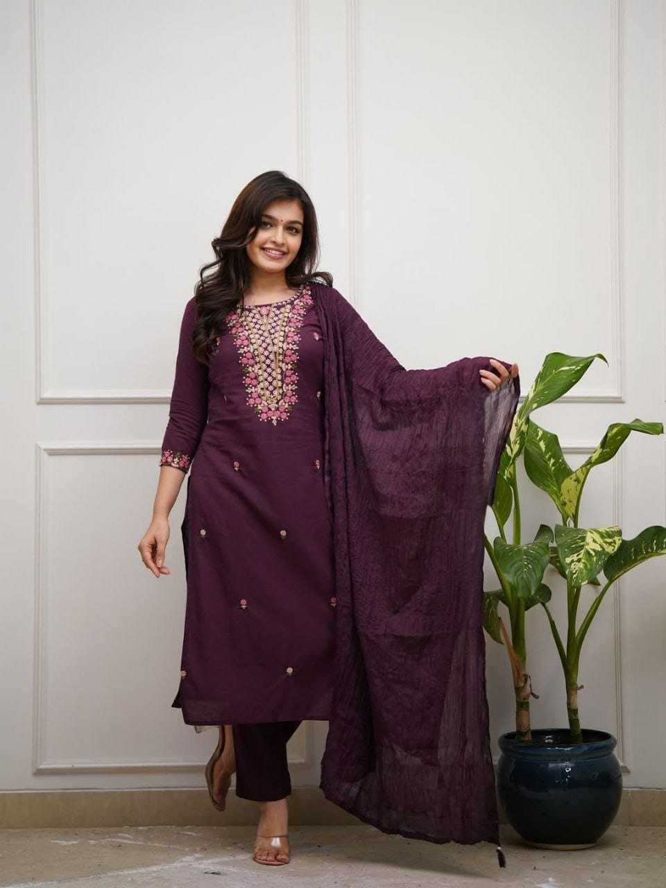 Cotton Designer Kurti in Pink
