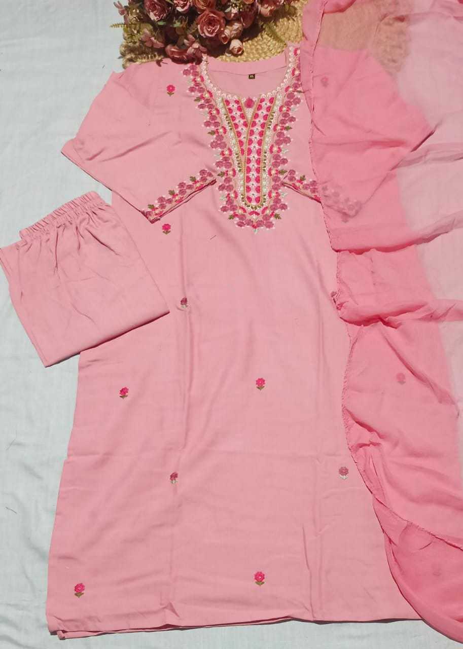 Cotton Designer Kurti in Pink