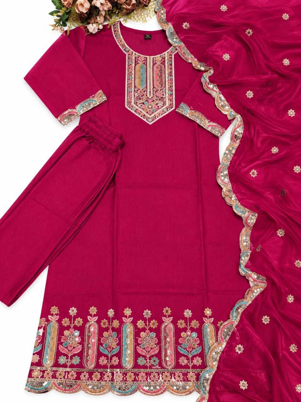 Cotton Designer Kurti in Black
