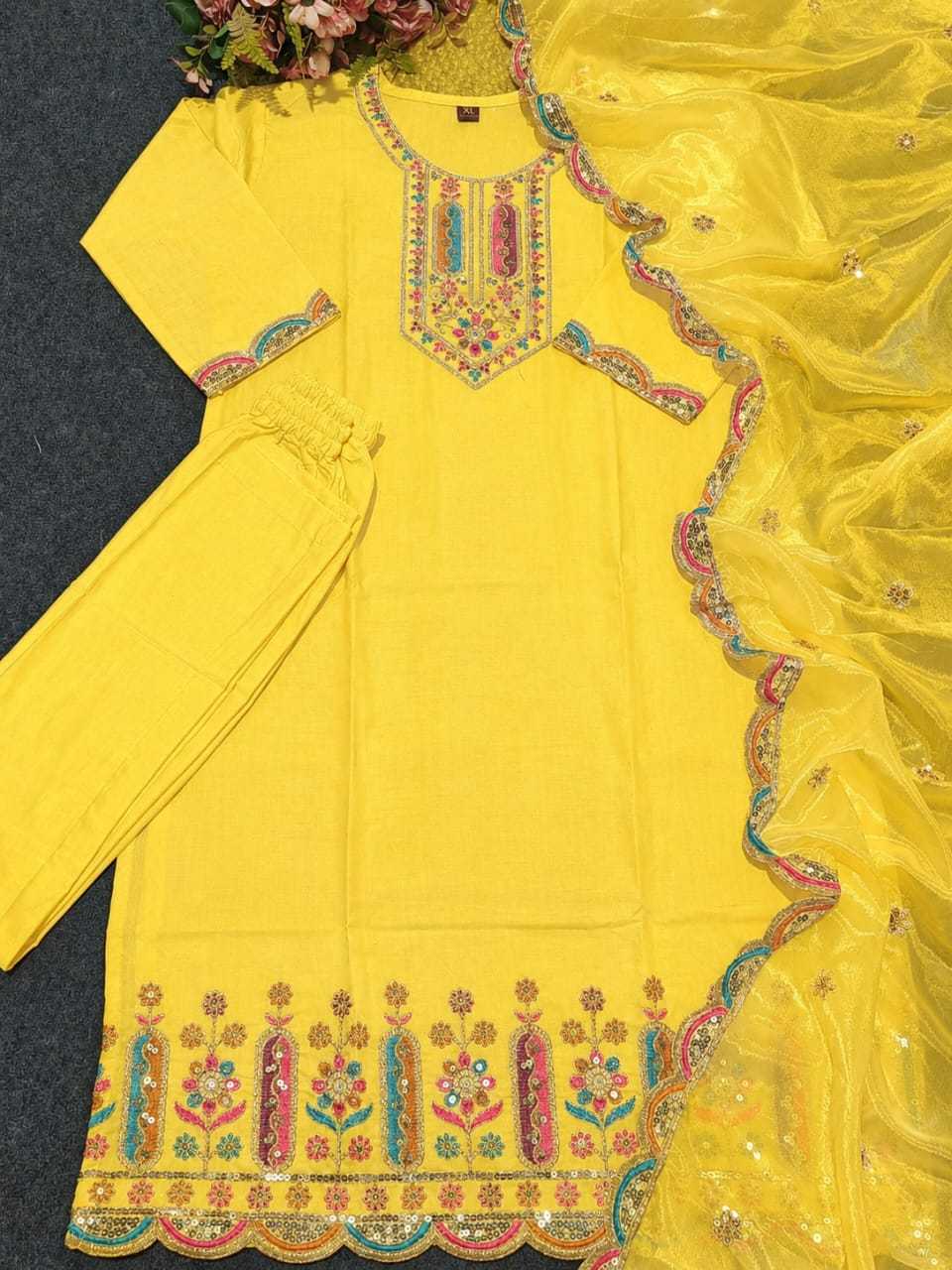 Cotton Designer Kurti in Black