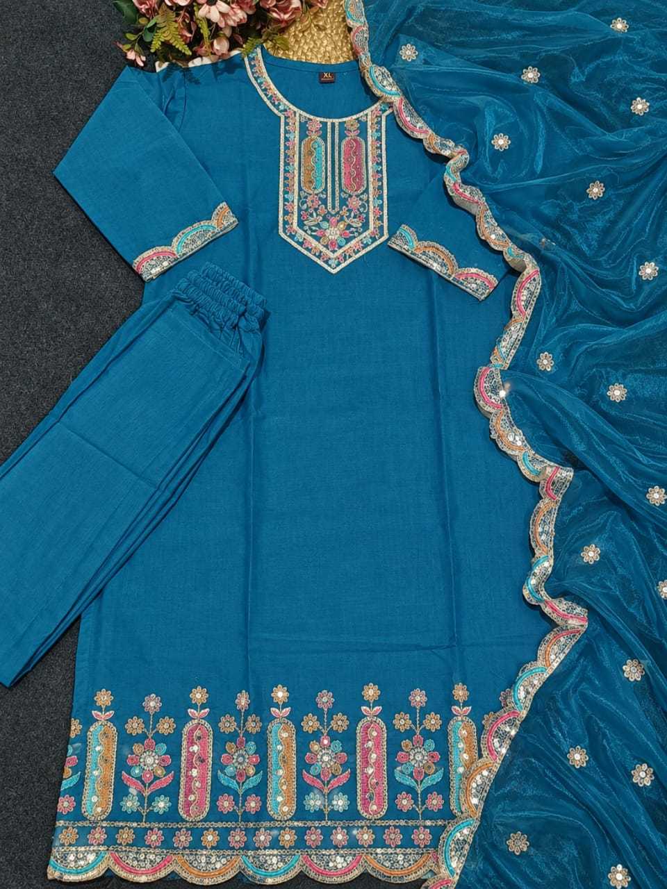 Cotton Designer Kurti in Black