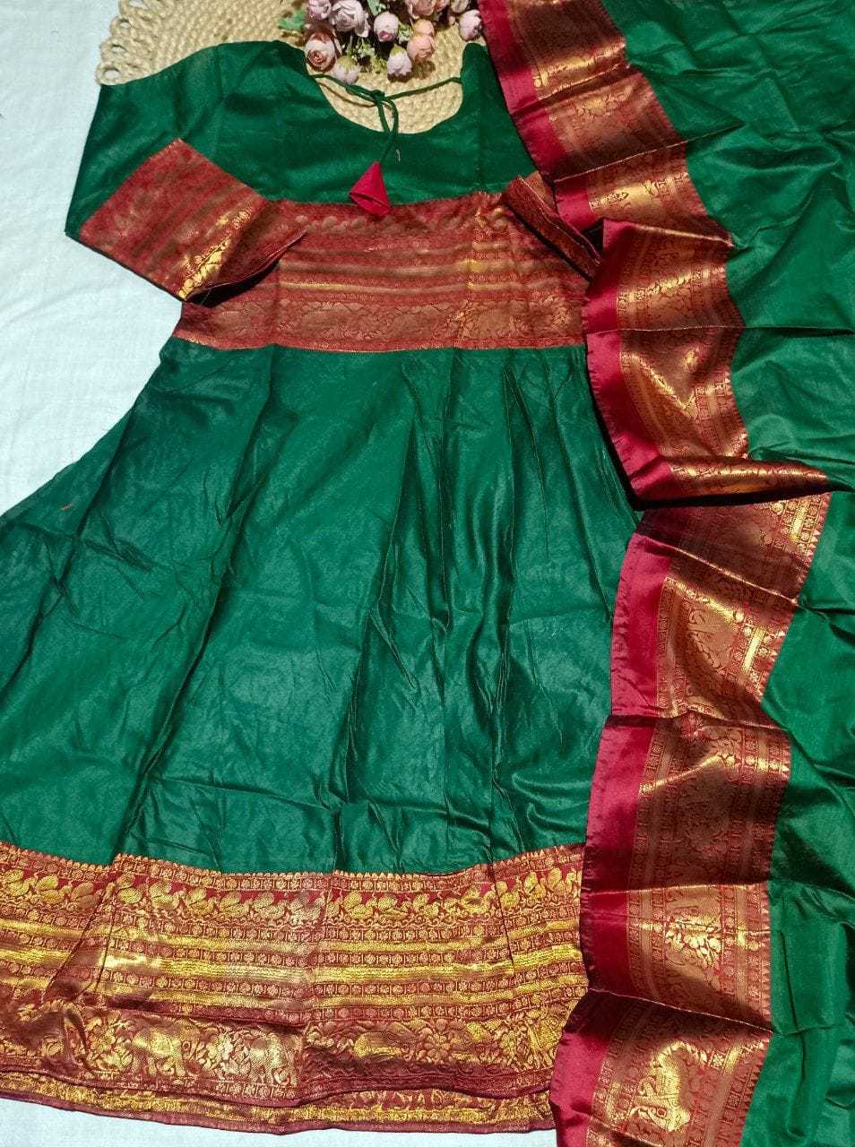 Cotton Festive Kurti in Purple