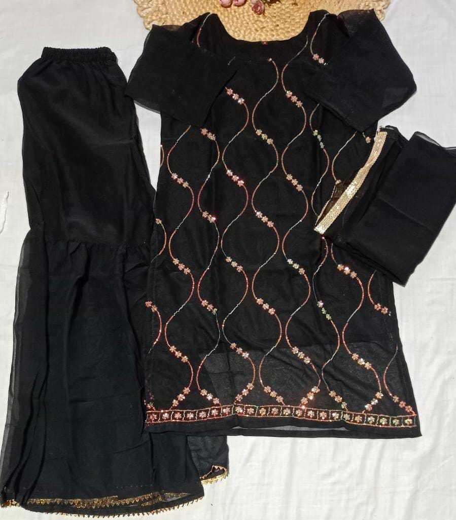 Georgette Sharara Salwar Suit