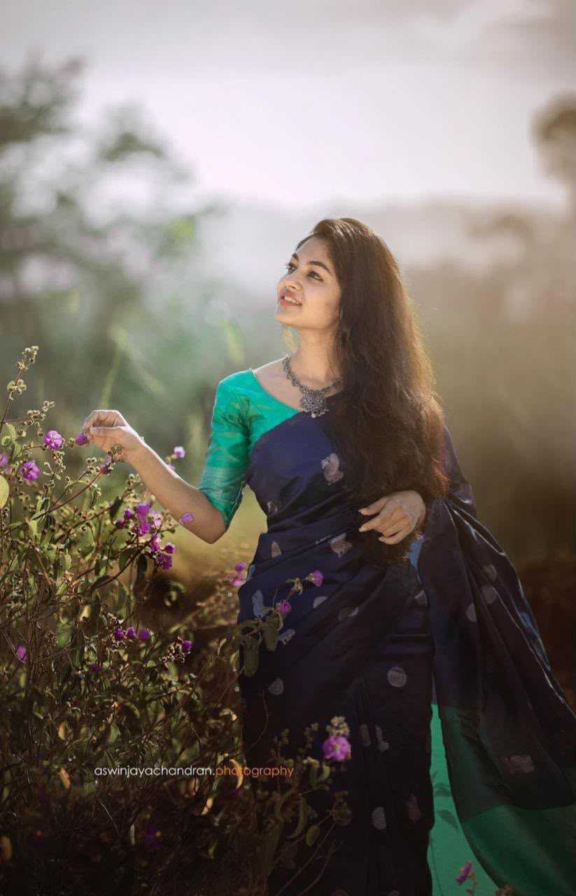 Silk Designer Saree in Wine
