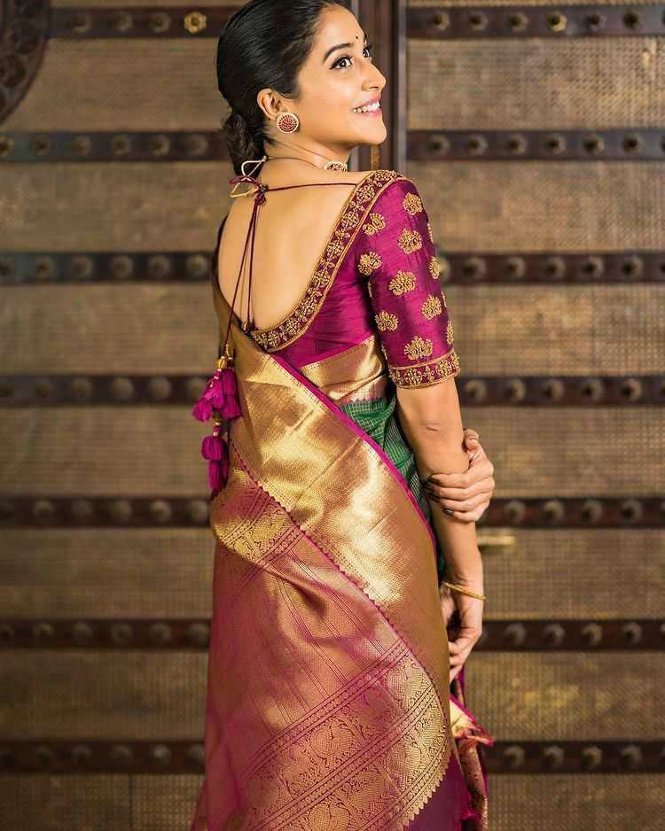 Lichi Silk Soft Saree
