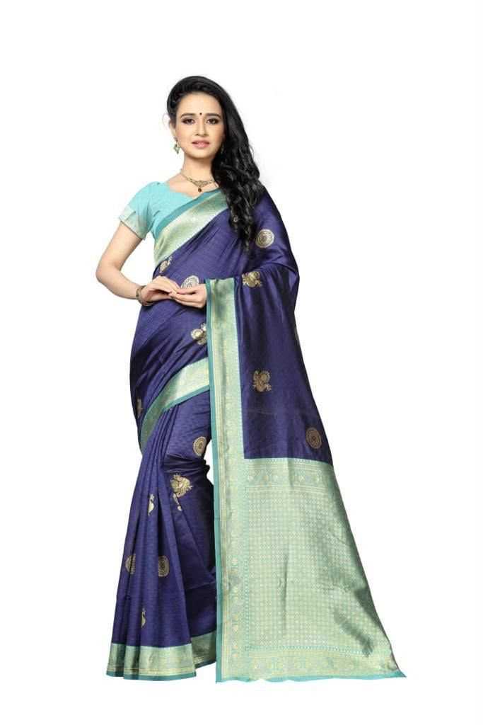 Lichi Silk Jacquard Saree