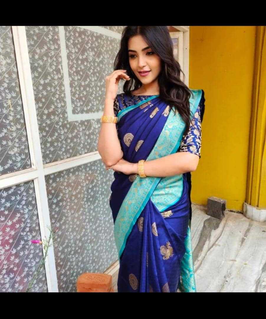 Lichi Silk Jacquard Saree