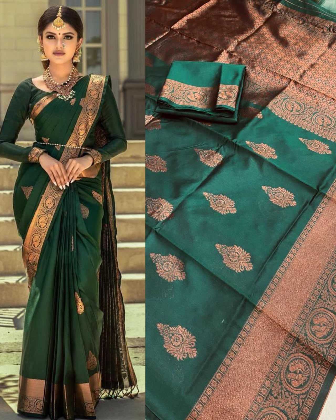 Lichi Silk Party Wear Saree
