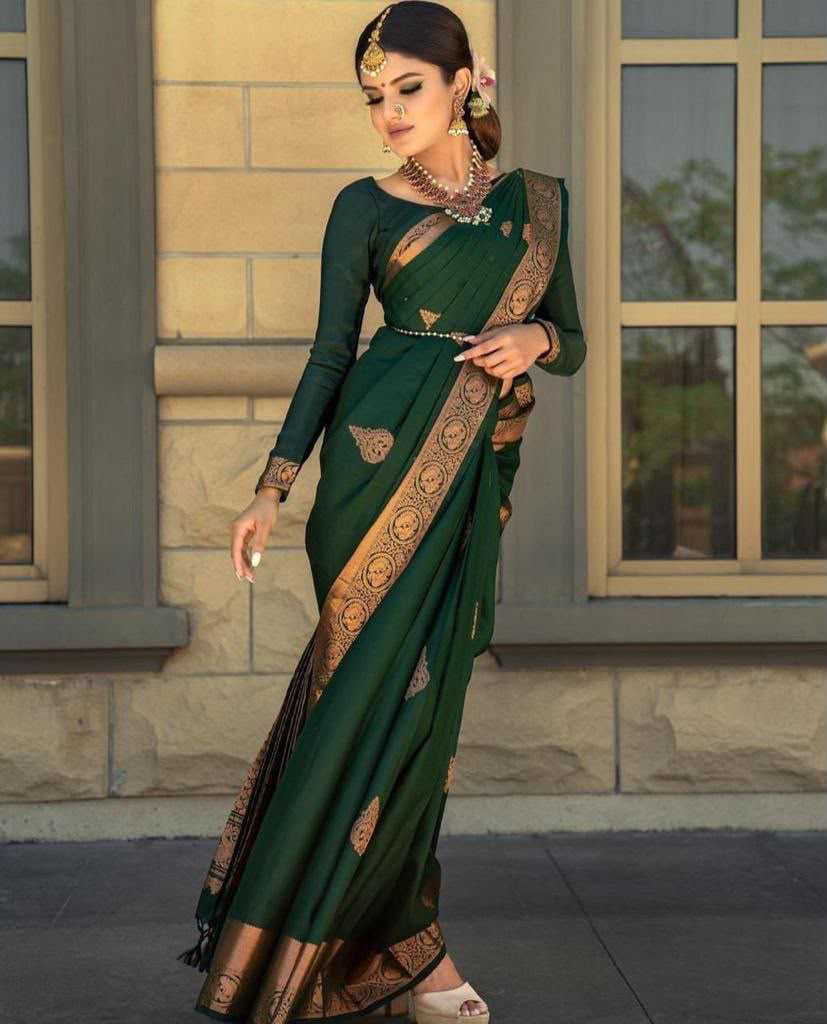 Lichi Silk Party Wear Saree