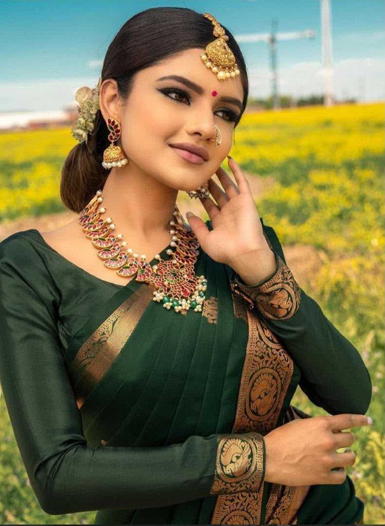 Lichi Silk Party Wear Saree