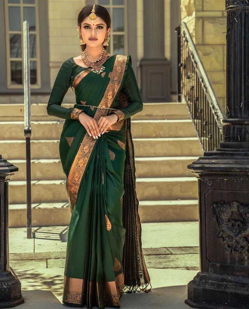 Lichi Silk Party Wear Saree