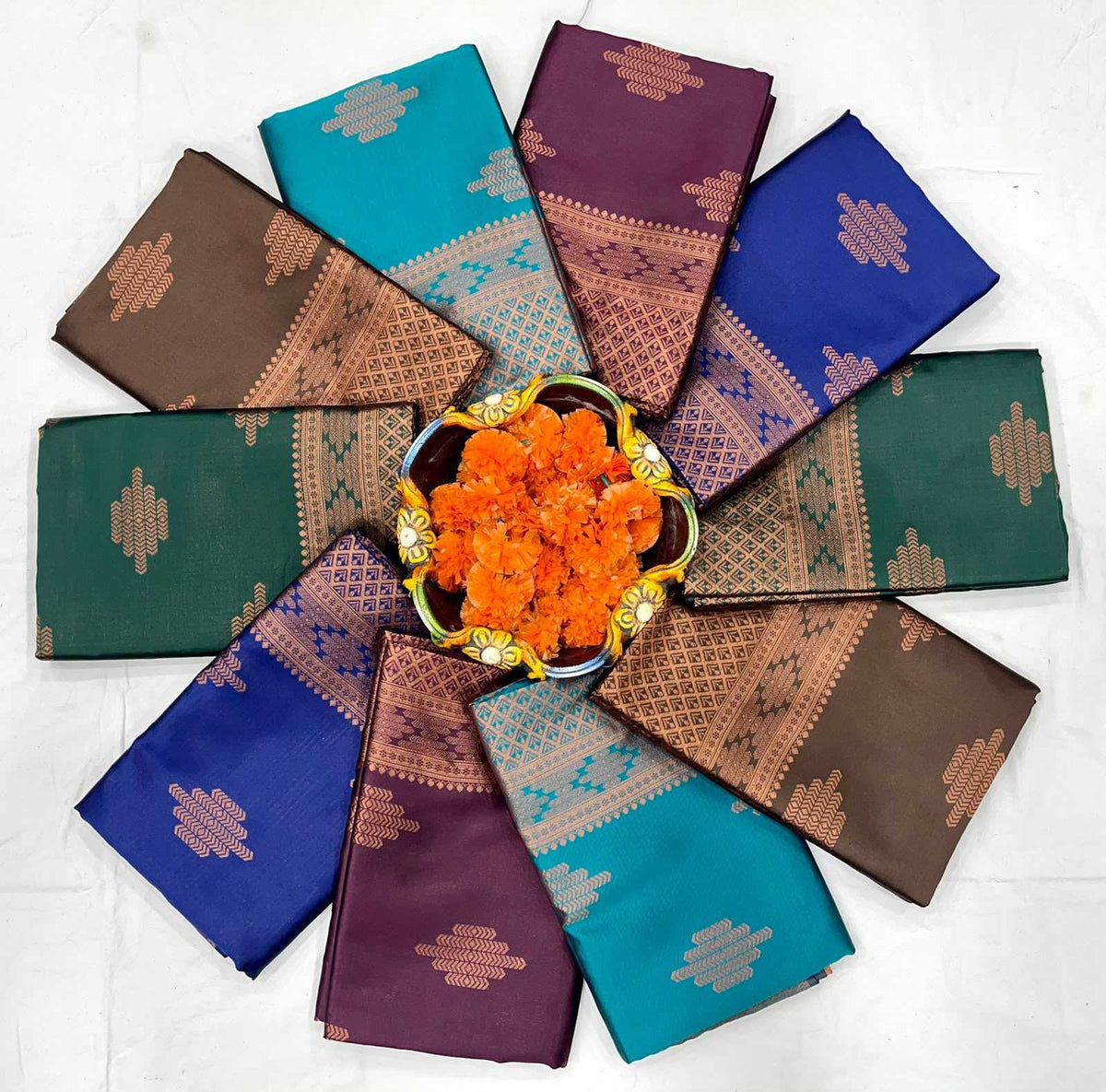 Lichi Silk Soft Saree in Eggplant
