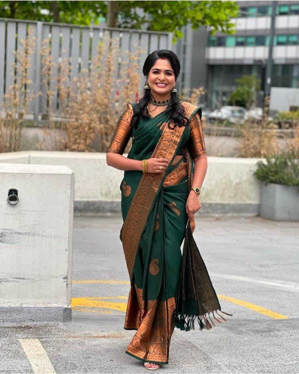 Lichi Silk Designer Saree