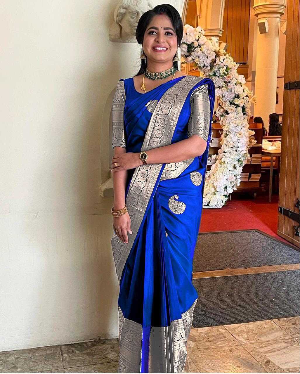 Lichi Silk Designer Saree