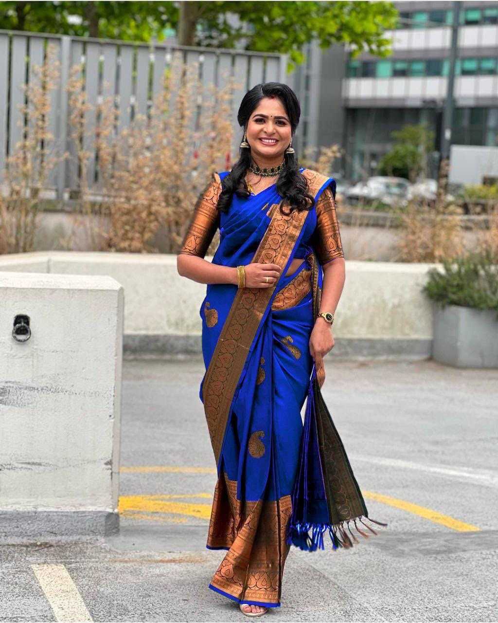 Lichi Silk Designer Saree
