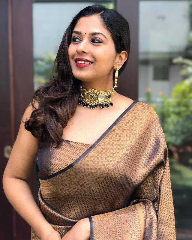 Lichi Silk Party Wear Saree