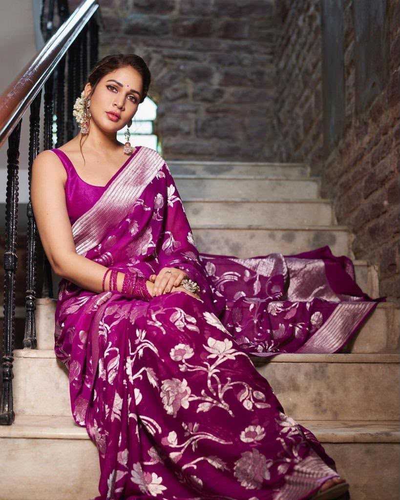 Soft Silk Party Wear Saree