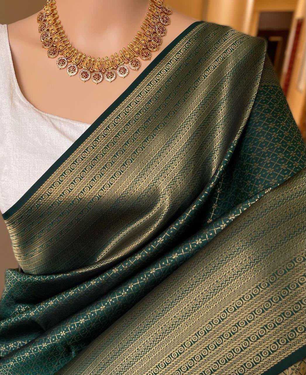 Lichi Silk Party Wear Saree