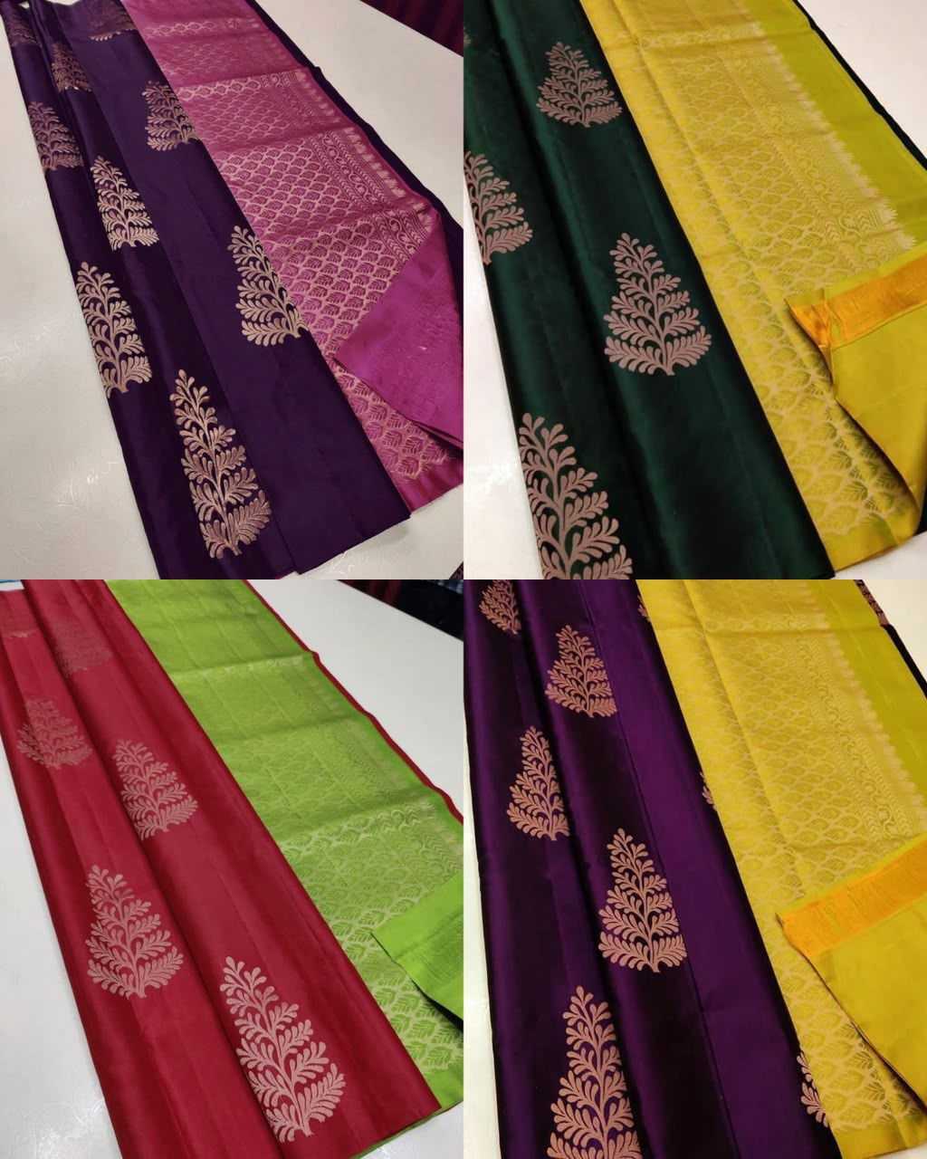 Lichi Silk Soft Saree in Mustard