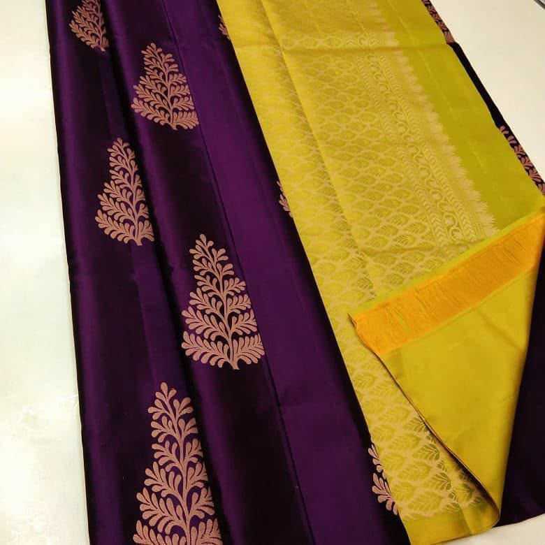 Lichi Silk Soft Saree in Mustard
