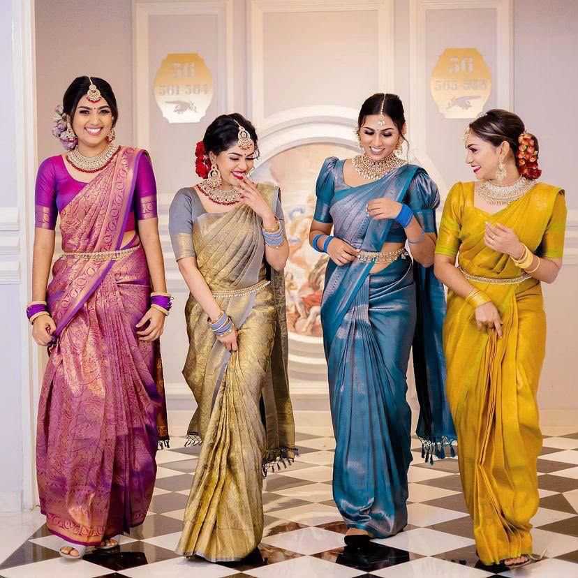 Lichi Silk Jacquard Saree