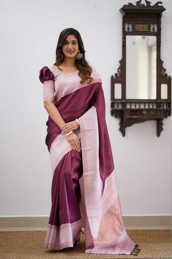 Lichi Silk Designer Saree